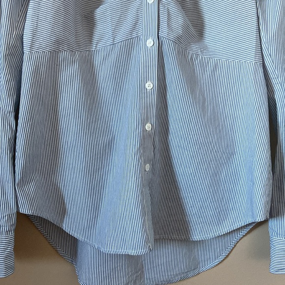 Veronica Beard - Canteen Candice  Stripe Puff Sleeve Blouse - Picture 9 of 15